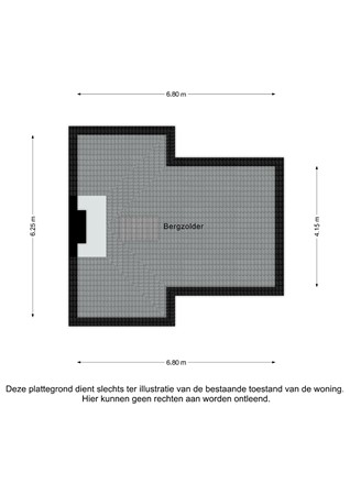 Plattegrond - Brunahildestraat 74, 6443 XJ Brunssum - Brunahildestraat 74 Brunssum - Zolder 2D.jpg